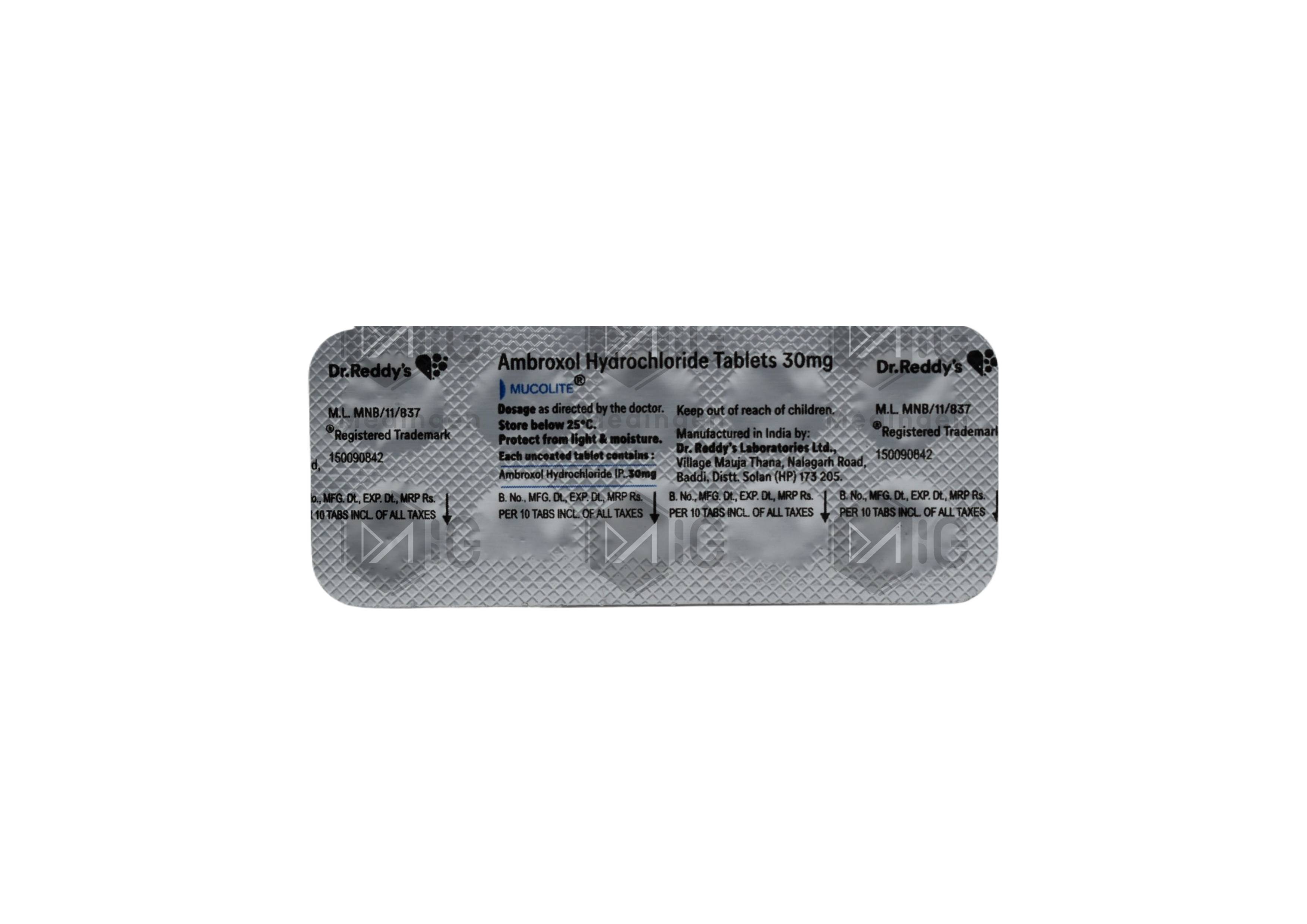 MUCOLITE 30MG